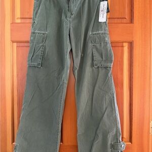 Ralph Lauren Women's Olive Wide Leg Pants